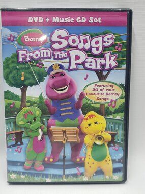 Barney Songs From The Park DVD and Music CD Set 2010 Barney Baby Bop BJ Friends
